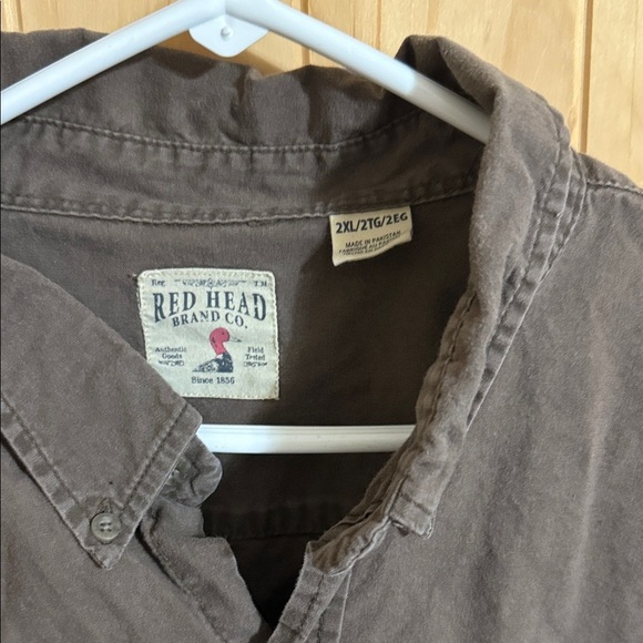 RedHead Men's Dark Brown Shirt Jacket - Picture 2 of 5